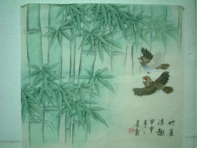 竹雀清趣--秦霞.JPG